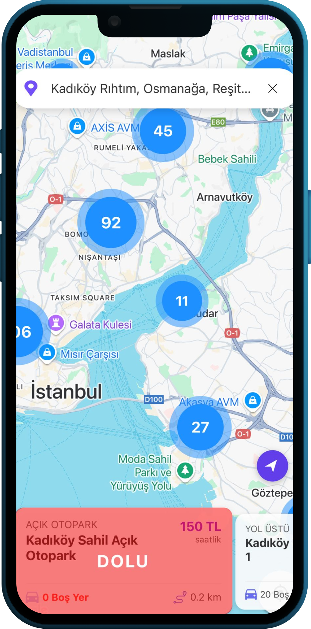 Parkiy App Screenshot